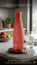 Lumina Crystal Glass Bottle – Premium Hydration Edition