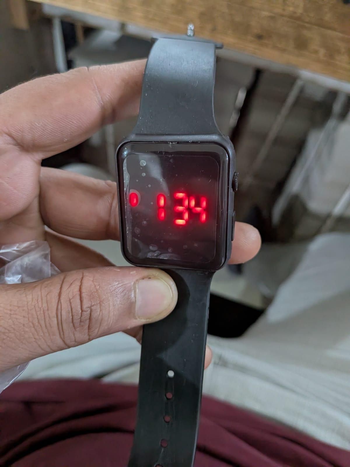 Men's and Women's Black Sports Watch